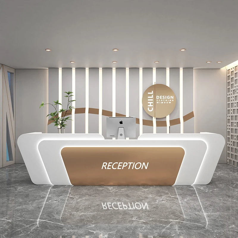 

beauty institute counter reception salon with logo luxury office table unique executive desk modern home counter bar furniture