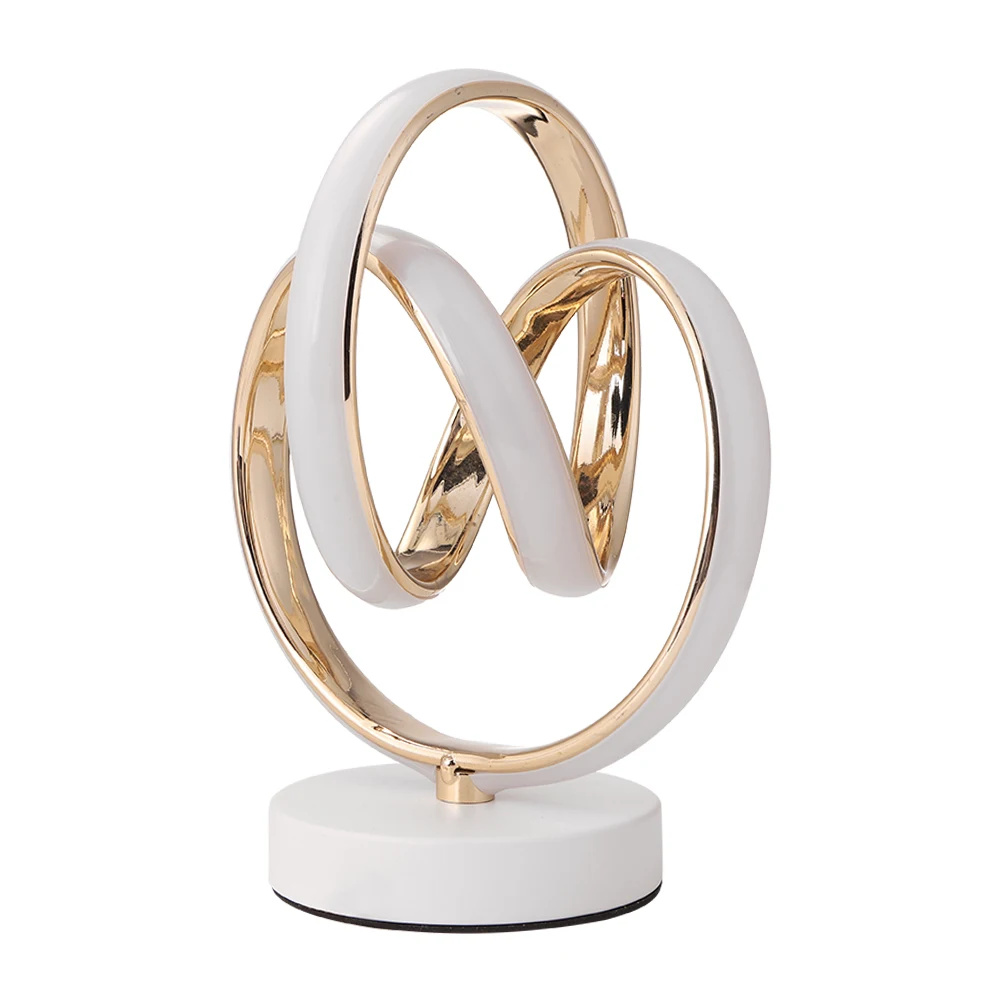 

Simple Modern Spiral LED Desk Lamp Living Room Home Bedside Decorative Lighting