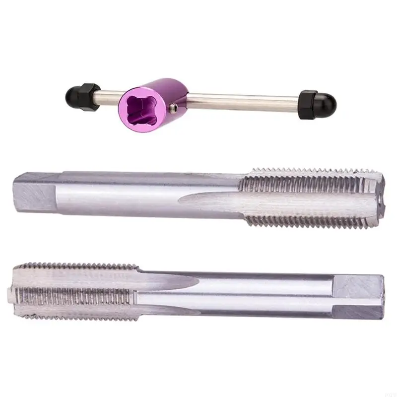 

PXPF Road Bike Crank Pedal Thread Tap Tool Bicycles Crank Tapping Threading Tool