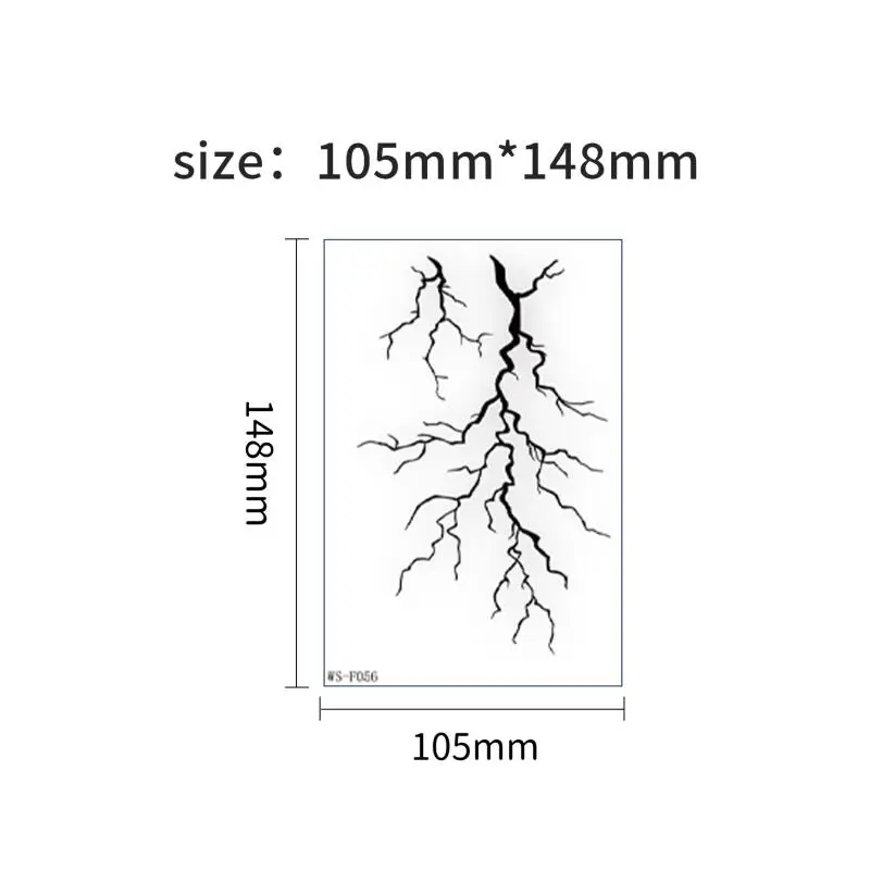 Halloween Realistic Blood Vessel Temporary Tattoo Stickers Blood Vein Nerve Pattern Body Decals For Zombie Cosplay Scary Theme