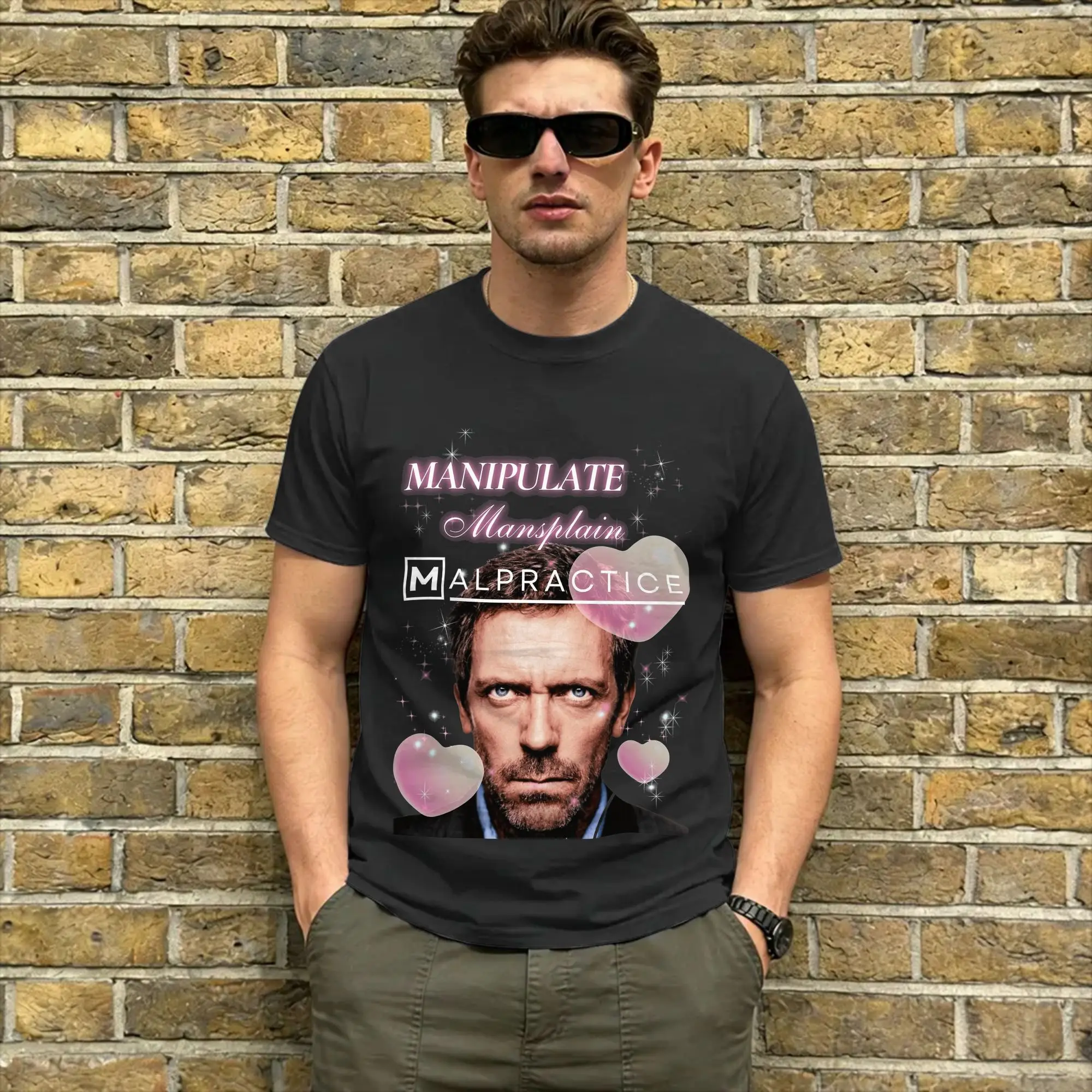 Dr Gregory House MD T Shirt Summer House MD 100 Cotton T Shirts For Men's Hipster Loose Tshirt Short Sleeve Street Style Tees