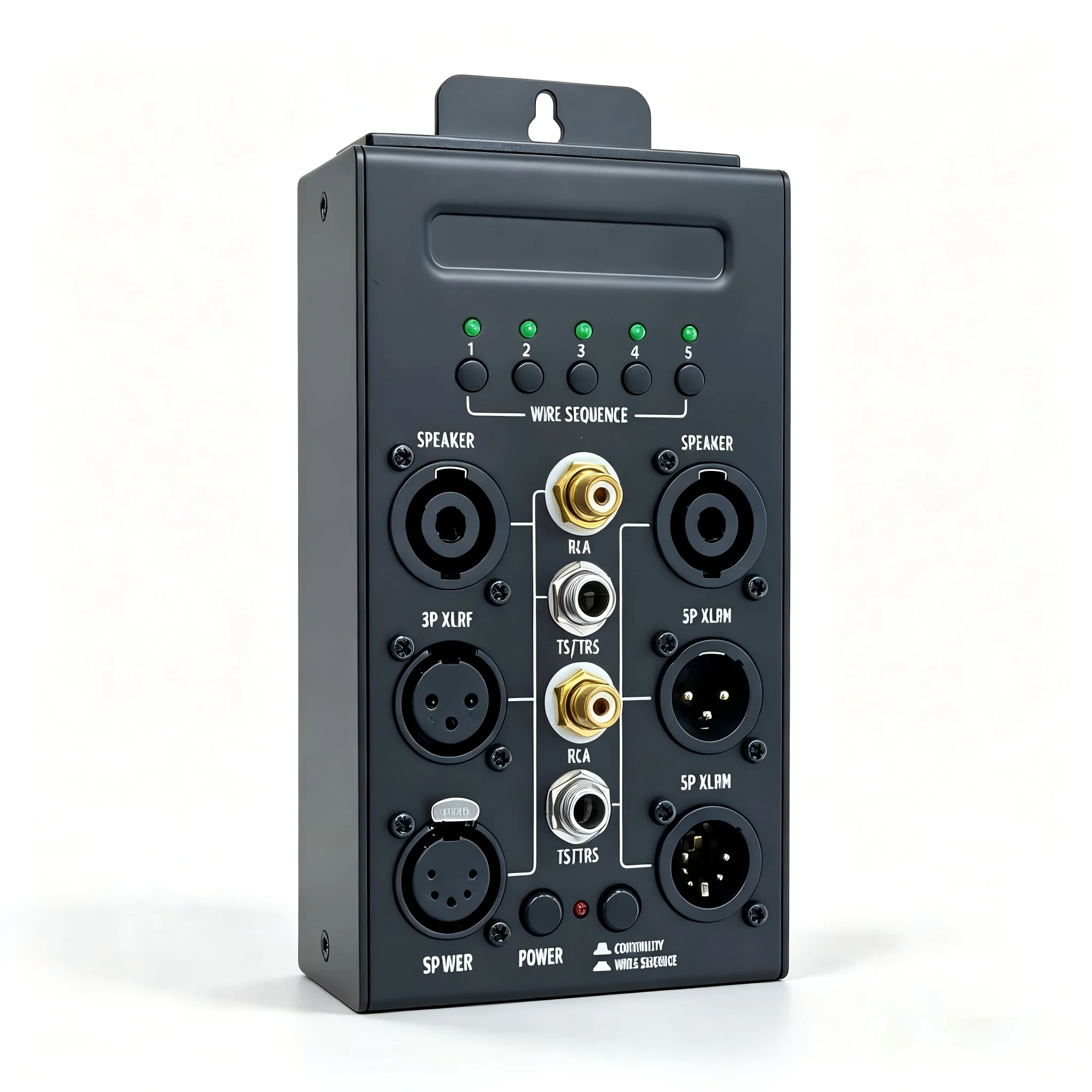 9V Battery‑Powered Stage Cable Detector, Audio Signal Tester, Check Wiring Order, Open‑Circuit & Short‑Circuit Malfunctions