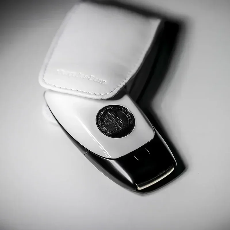 1 Uds. Funda trasera de llave AFFALTERBACH negra para AMG Mercedes Benz Brabus Maybach W221 W212 W463 C/E/S/G