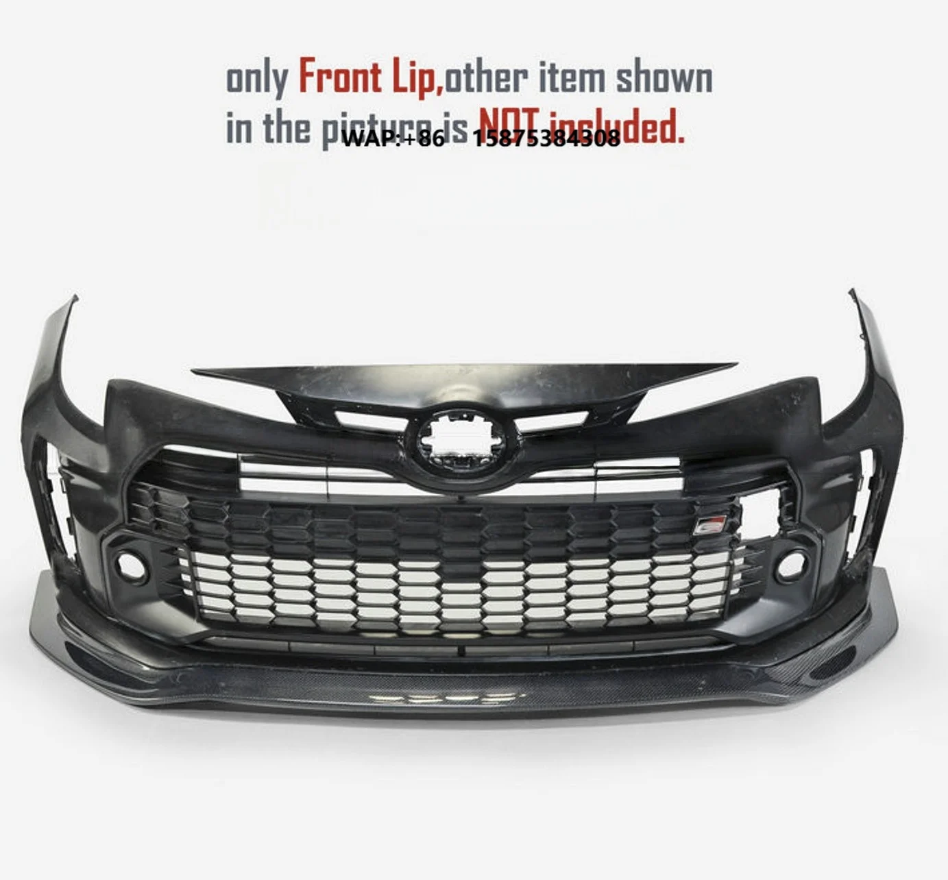 

For GR Corolla EPA1 Carbon Fiber Front Bumper Lip Spoiler Splitter Body Kit
