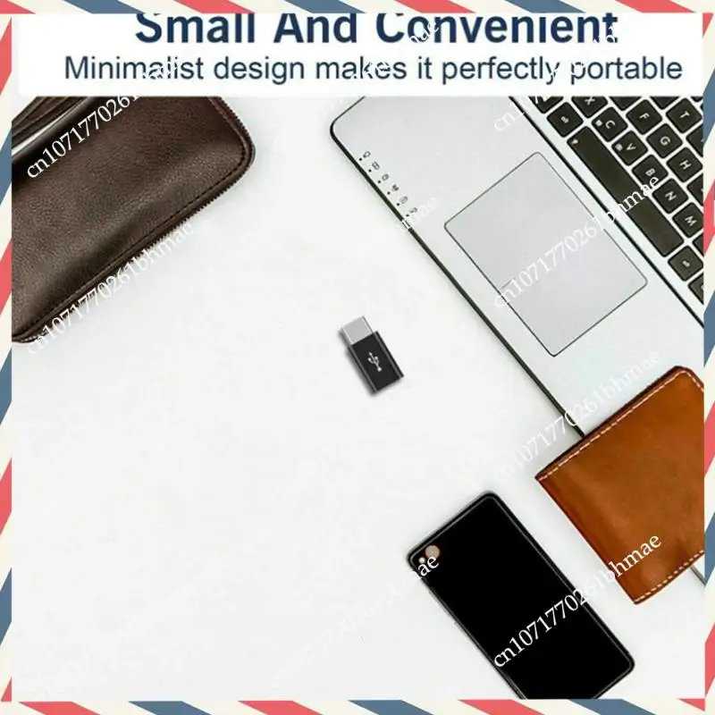 -A21Z 12X Micro-USB To Usb C Adapter, Mini To Typec Charging Adapter, Usb Type C Adapter Conversion Connector With Resistor