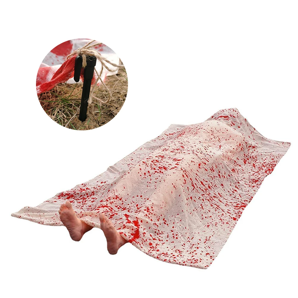 

Halloween Fake Corpse Inflatable Props Creative Dead Victim Props 59 In Fake Corpse Crime Scene Decoration Scary For Party Decor