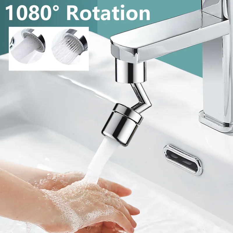 Faucet extender 1080° rotating basin faucet universal rotating faucet bubbler basin faucet extension nozzle