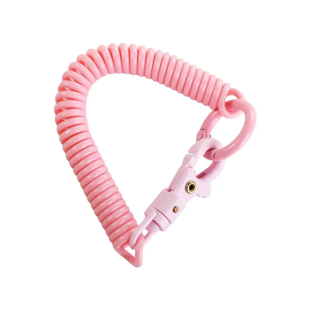 

Coil Stretch Spring Coil Retractable Coil Springs Keychain Luggage Tags Spring Keychain Key Hooks Bracelet Spring Keyring