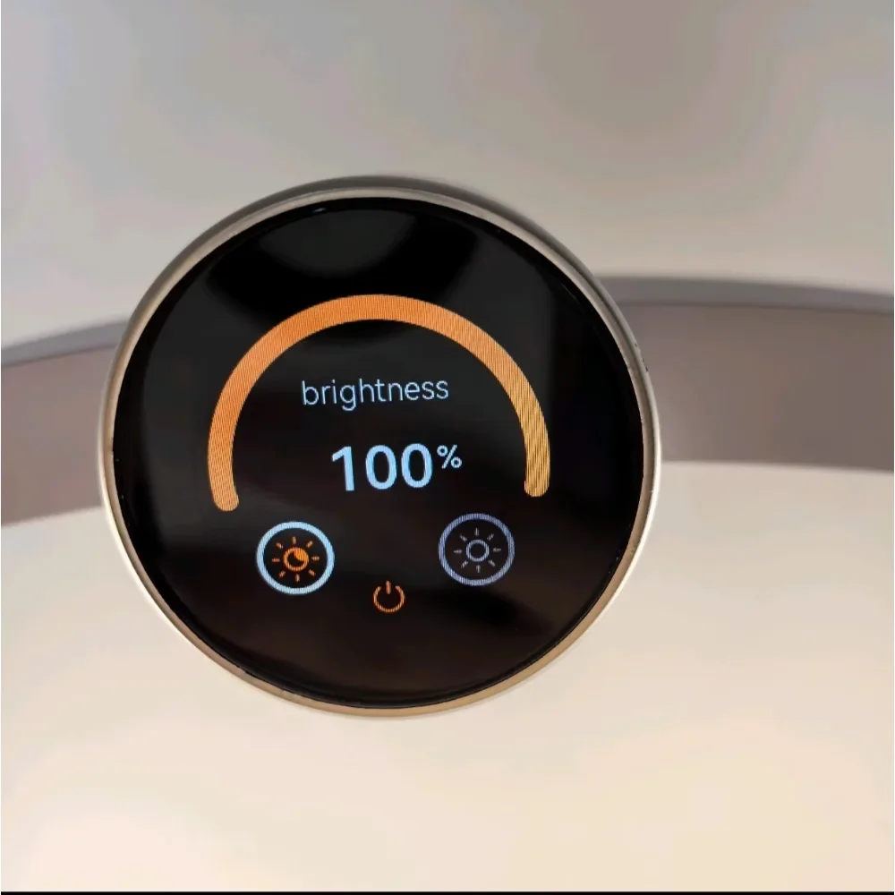 48w Professional Knob Touch Screen Nail Lamp LED Half Moon Light for Nails Nails Eyelash Extension Eyebrow Light Arch Shape