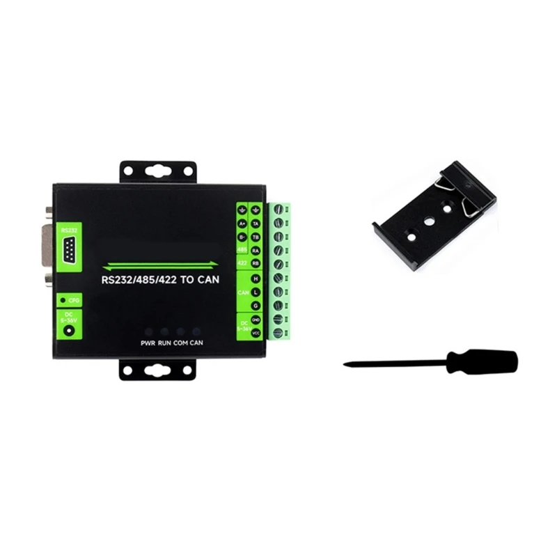 RS232/485/422 To CAN Industrial Grade Isolated Converter Supports Modbus