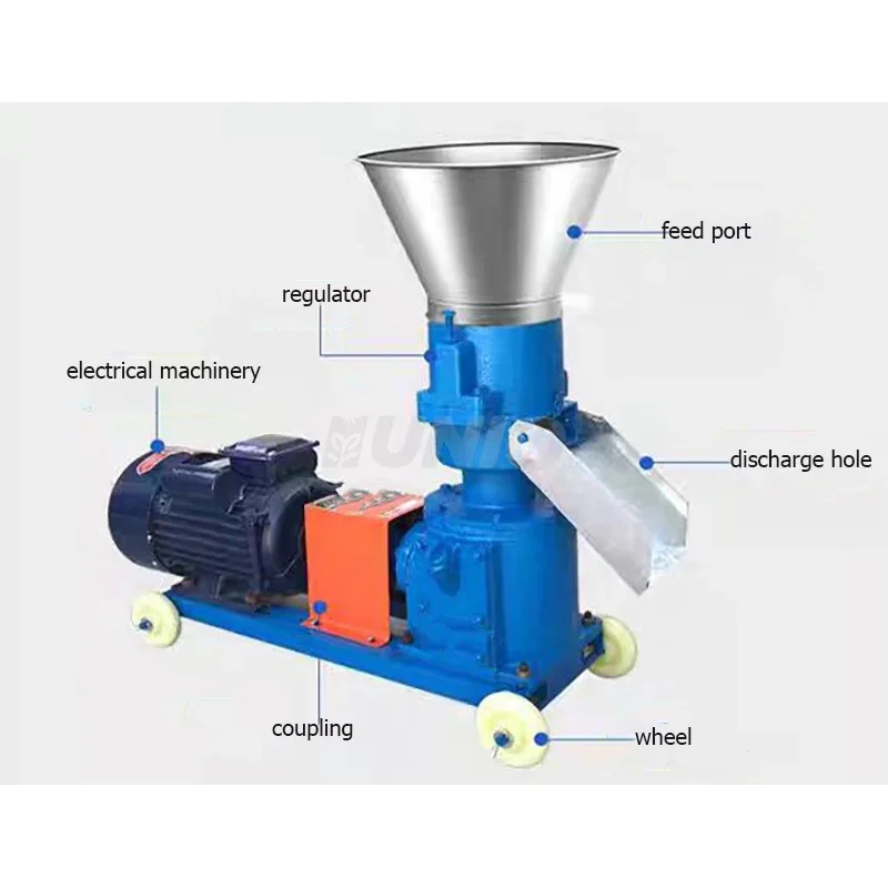 

Small Household Feed Fully Automatic Corn Straw Granulator
