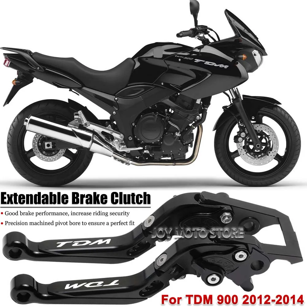 

For TDM900 tdm900 2012-2014 Motorcycle Accessories CNC Adjustable Folding Extendable Brake Clutch Levers Handle