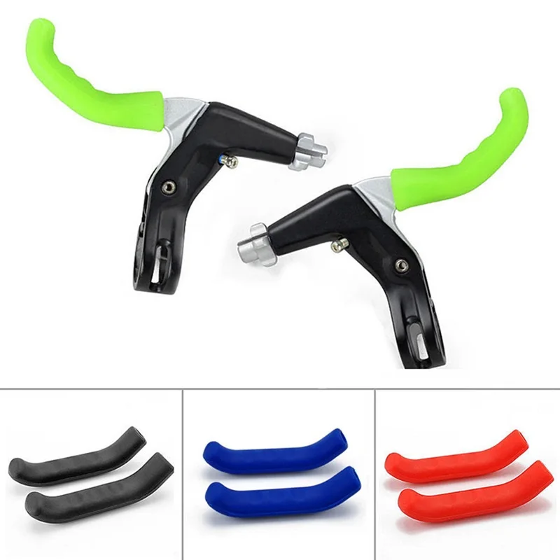 Fahrrad-Bremshebel-Schutzabdeckung aus Silikon für Mountainbikes, Fixies, Rennräder und Falträder - Handbremsen-Schutzhülle – Detail 1