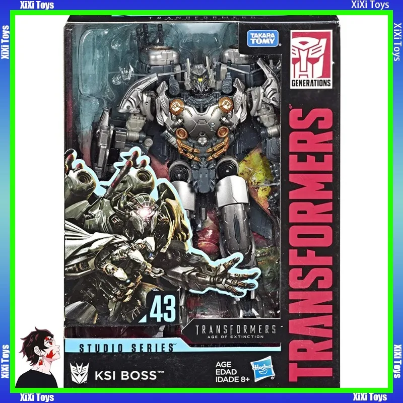 En Stock, Juguete Transformable Hasbro Serie Studio SS43 SS-43 KSI Boss Nitro Zeus, Figura de Acción de Película de 19 cm, Clase Voyager, Juguete de Regalo