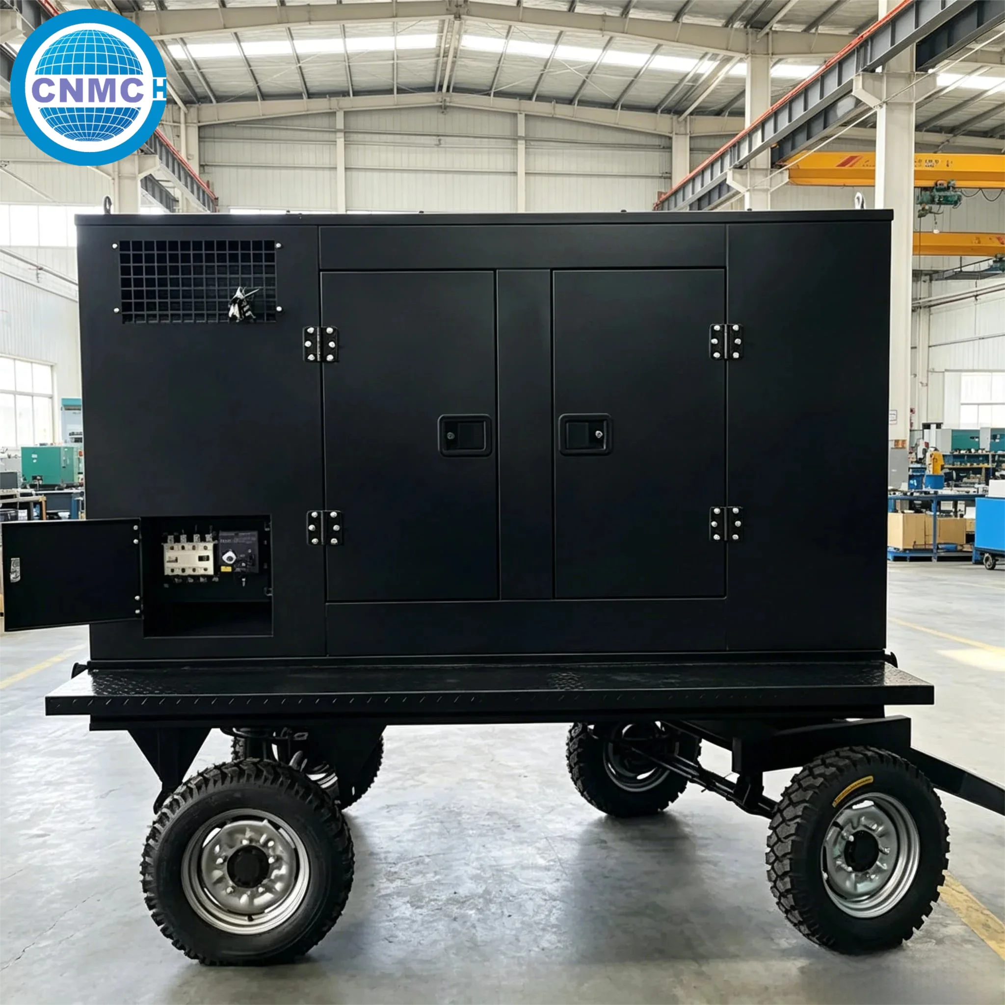 CNMC Trailer Type 30KW 50KW 80KW 100KW Silent Diesel Generator Customizable Emergency Power generator Factory Commercial Use