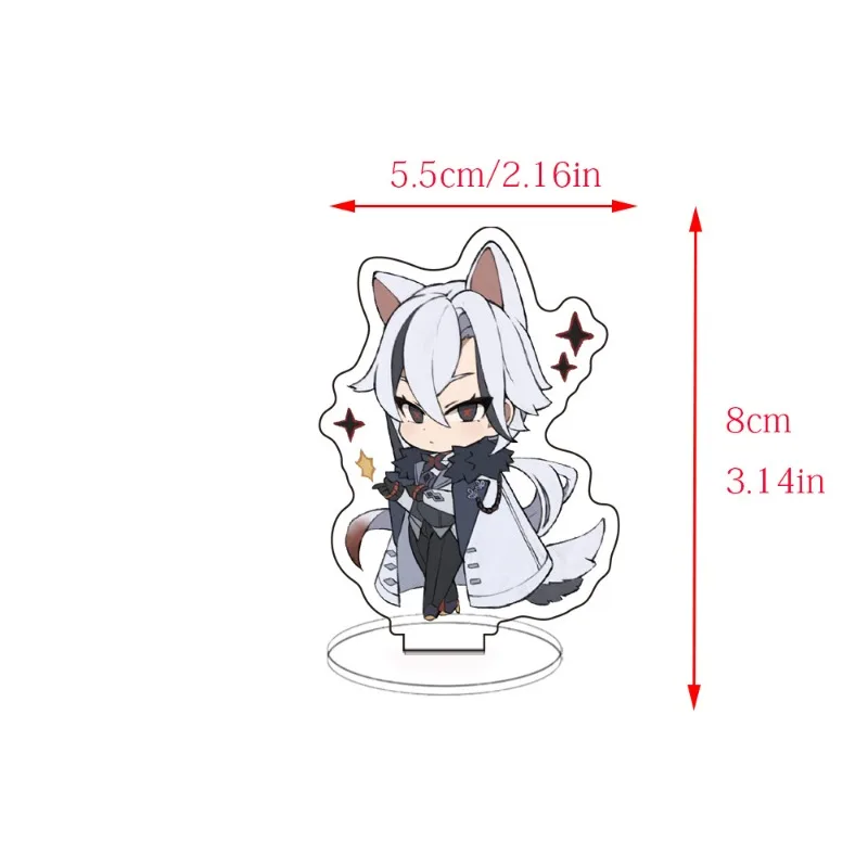 Genshin Impact Furina Neuvillette Kawaii мультяшный узор акриловый стоячий знак игровой товар небольшой подарок