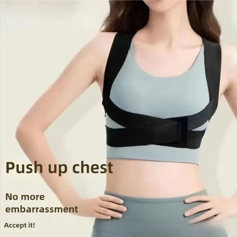 Hunchback Corrector for Adults invisible Posture Correction With Straps Bent Waist Chest and Neck Forward Tilt Correction Tool