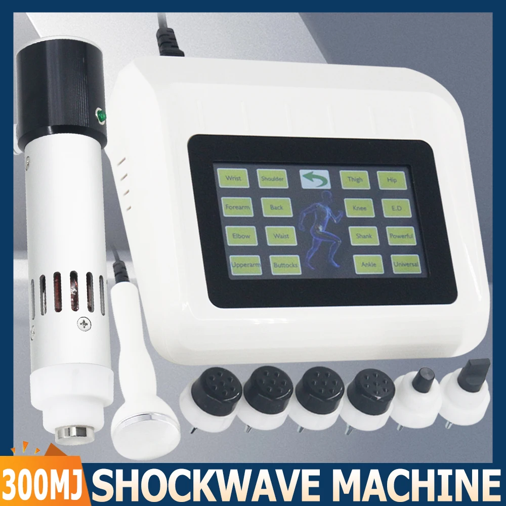 

Shock Wave Therapy Machine For Erectile Dysfunction Treatment And Arm Pain Relief Massage 300MJ Professional Shockwave Massager