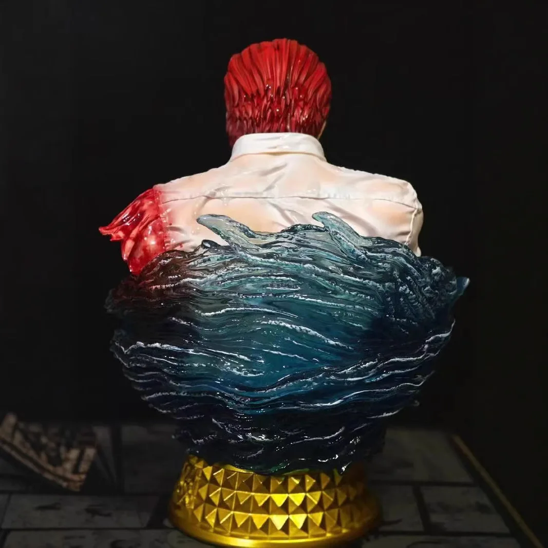 13 سنتيمتر قطعة واحدة شانكس وضع قبعة القش على لوفي رئيس أنيمي التمثال نموذج لجسم تمثال جمع سطح المكتب زينة زخرفية لعبة هدية