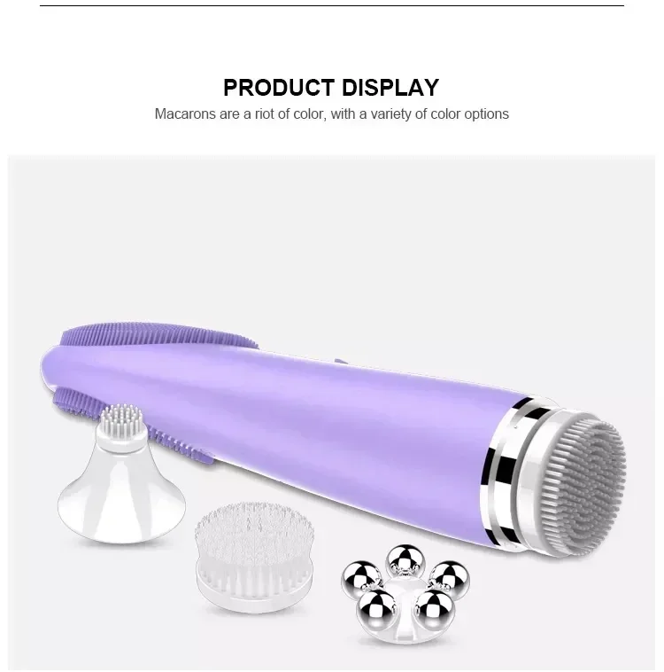 Best sell 4 in 1 multifunctionals face makeups cleaner electrics facial cleansing brush with Dropshipping