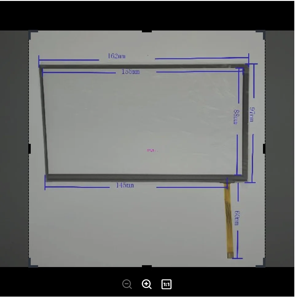7'' 162*97 touch screen for GPS navigation external handwriting screen car universal touch screen line reverse wiring