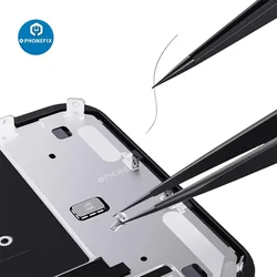 Qianli iNeezy Non-Magnetic Stainless Steel Tweezers Precision Hand Polished Jump Wire Forceps for IC Chips Motherboard Repair