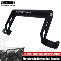 22MM For Ducati MULTISTRADA MTS 950/1200/S 1200S ENDURO 2020-2021 Motorcycle Phone Holder Stand GPS Navigation Plate Bracket
