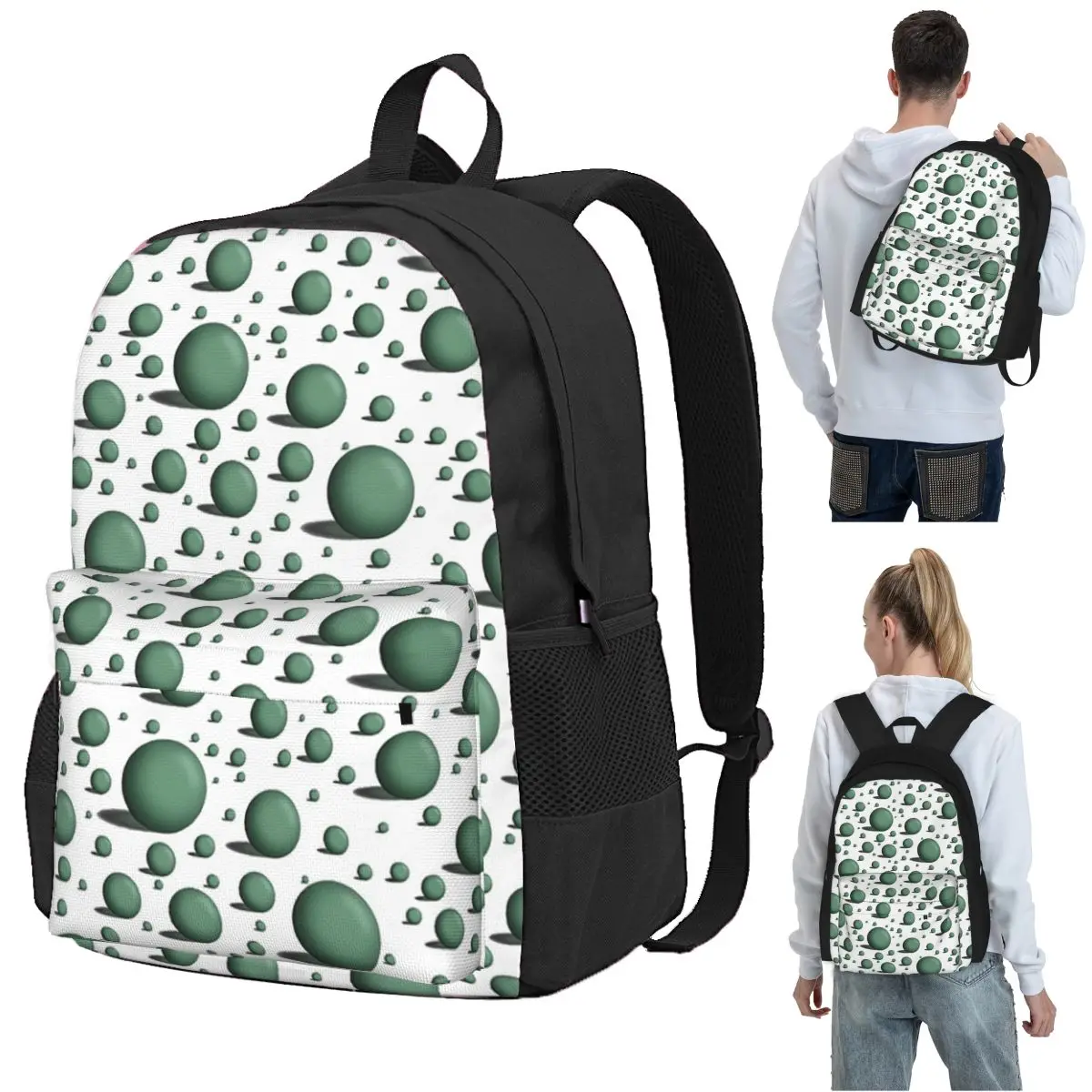 

GreenBubble Backpack Student BookBag Children School Bag Laptop Shoulder Bags for Boys Girls