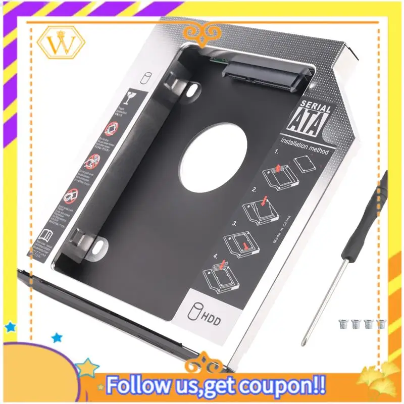 

Сменный лоток-адаптер A01K-2Nd для HDD/SSD для ноутбуков Lenovo Thinkpad T420 T430 T510 T520 T530 W510 W520 W530, внутренний, для ноутбука