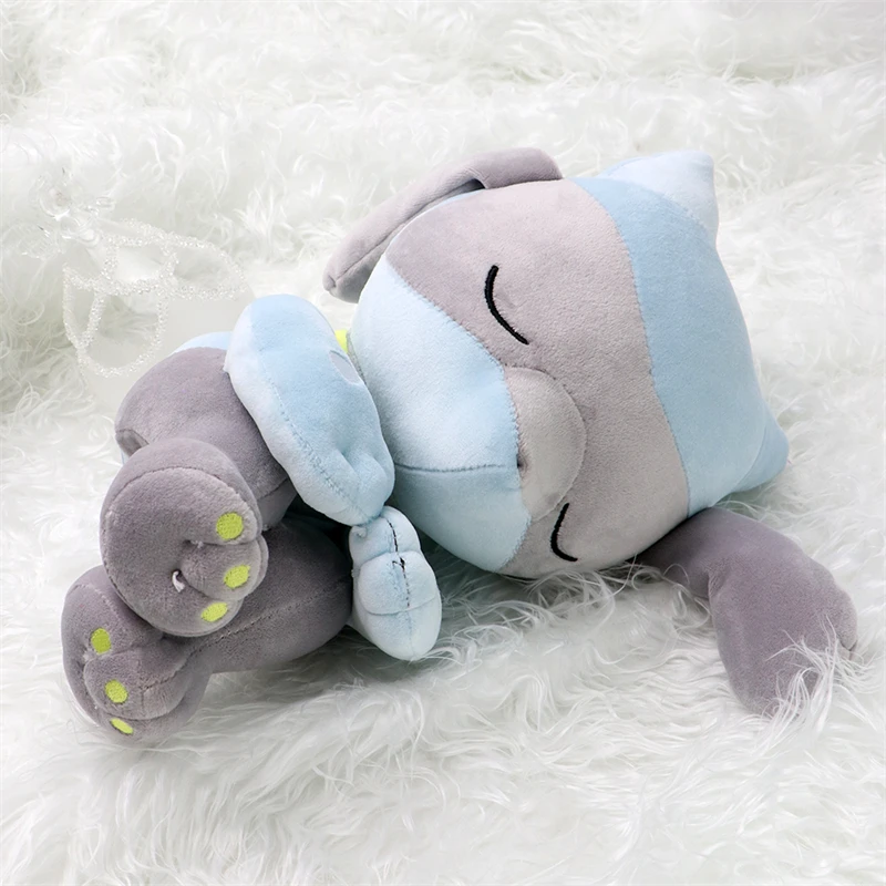 New Pokemon Sleep Cubone Chikorita Lucario Soft Plush Pilows Kawaii Anime Scorbunny Slowpoke Stuffed Animals Peluche Dolls Gift