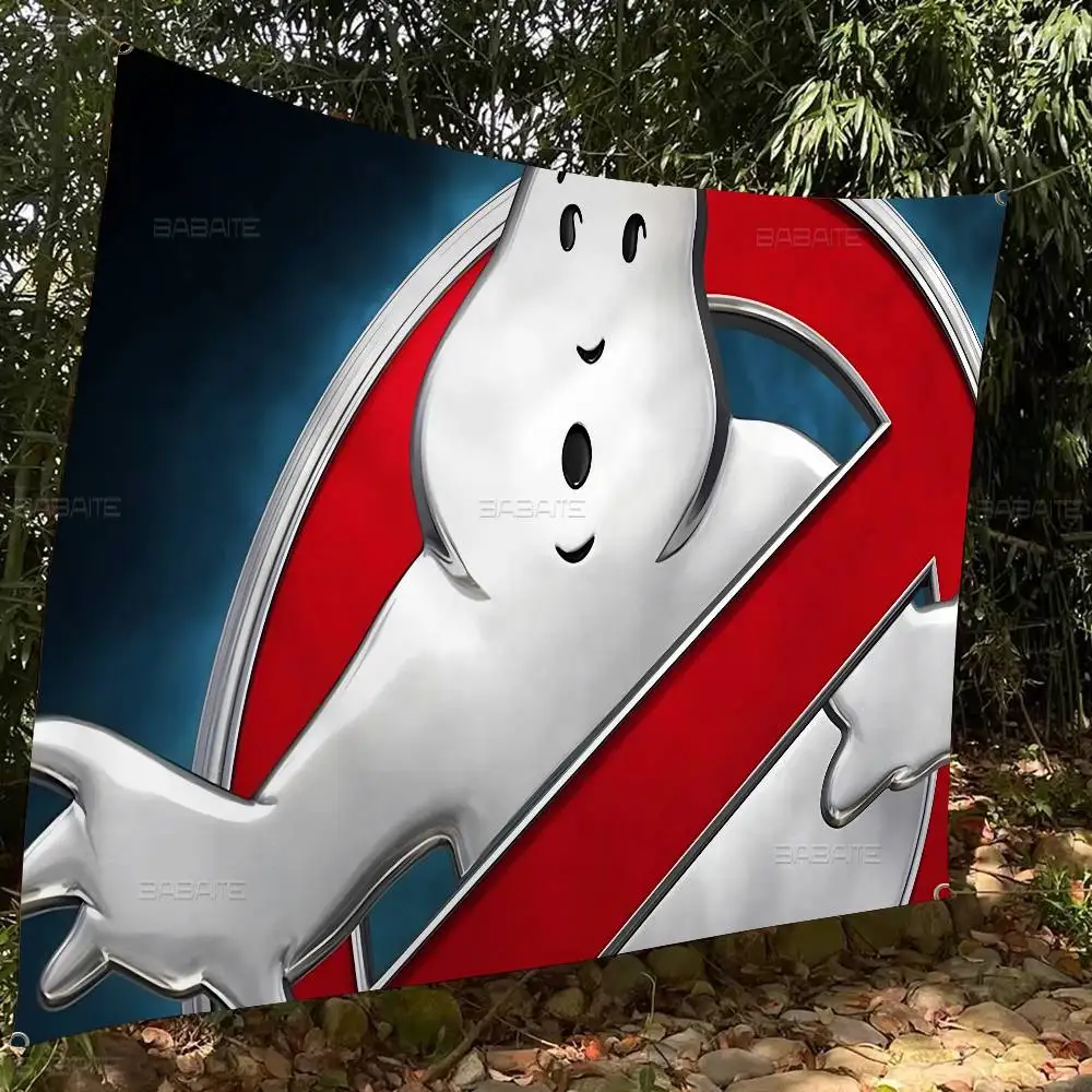 Classic Comedy Movie G-Ghostbusters DIY Flag For Family Group Photo Living Room Home Dorm Decor Wall Art Decor Banner