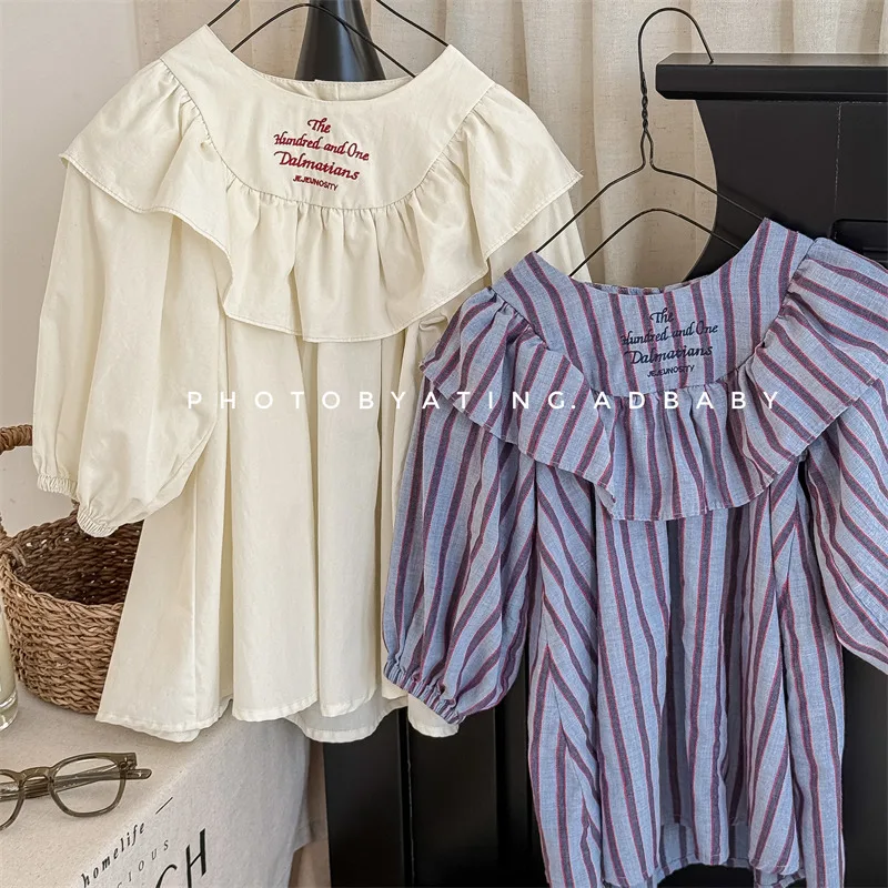 Children's Clothing Autumn Collection New Girls' Korean Version Long Sleeved Dress Spring and Autumn Skirt