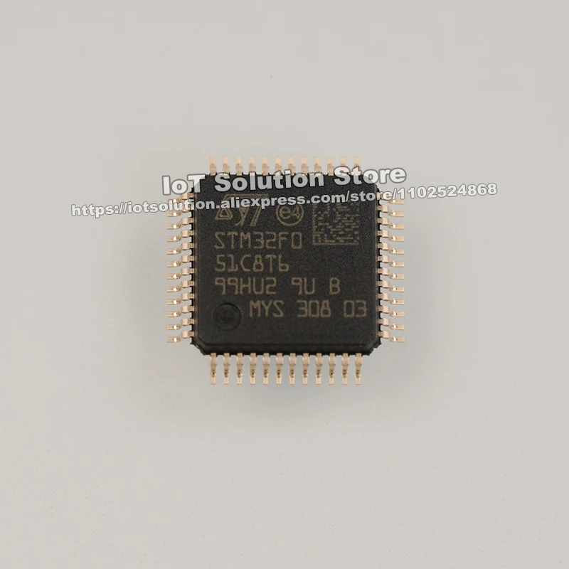STM32F051C8T6 LQFP-48, STM32F051C8T6TR, 7x7x1.4mm