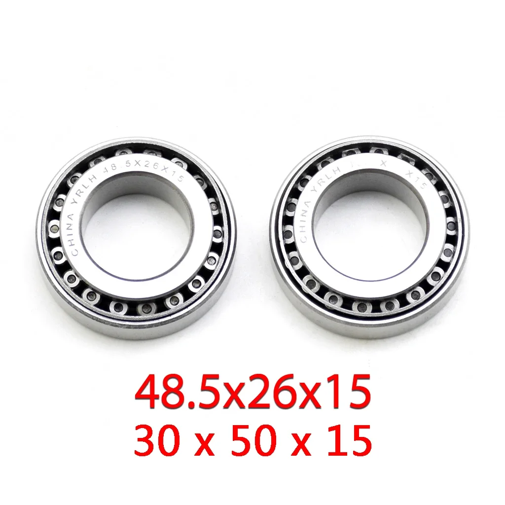 

STEERING 30X50X15 26X48.5X15 48.50 mmHEAD BEARING TAPER Roller FOR Dirt Pit Bike Motorcycle ATV Quad Spare Parts
