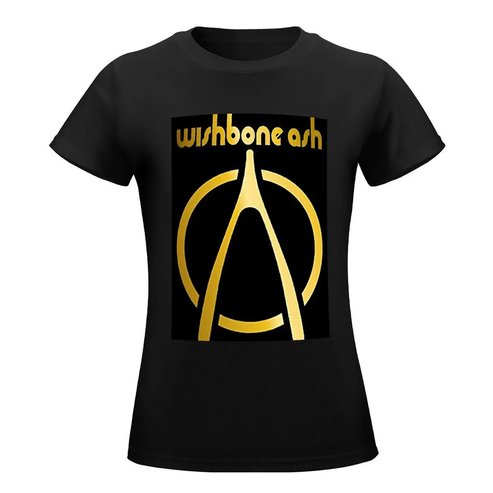 Logo Wishbone Ash Music T-Shirt oversized korean fashion t-shirts for Women cotton