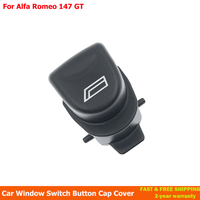 1X 2X 4X Car Window Switch Button Cap Cover For ALFA ROMEO 147 GT Window Lifter Button