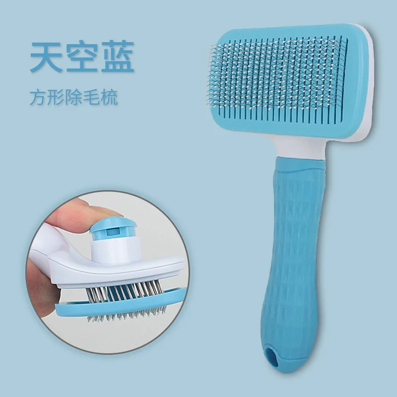 Pet Dog Hair Brush Cat Comb Grooming And Care Cat Brush Stainless Steel Comb For Long Hair Dogs Cleaning Pets Dogs Accessories