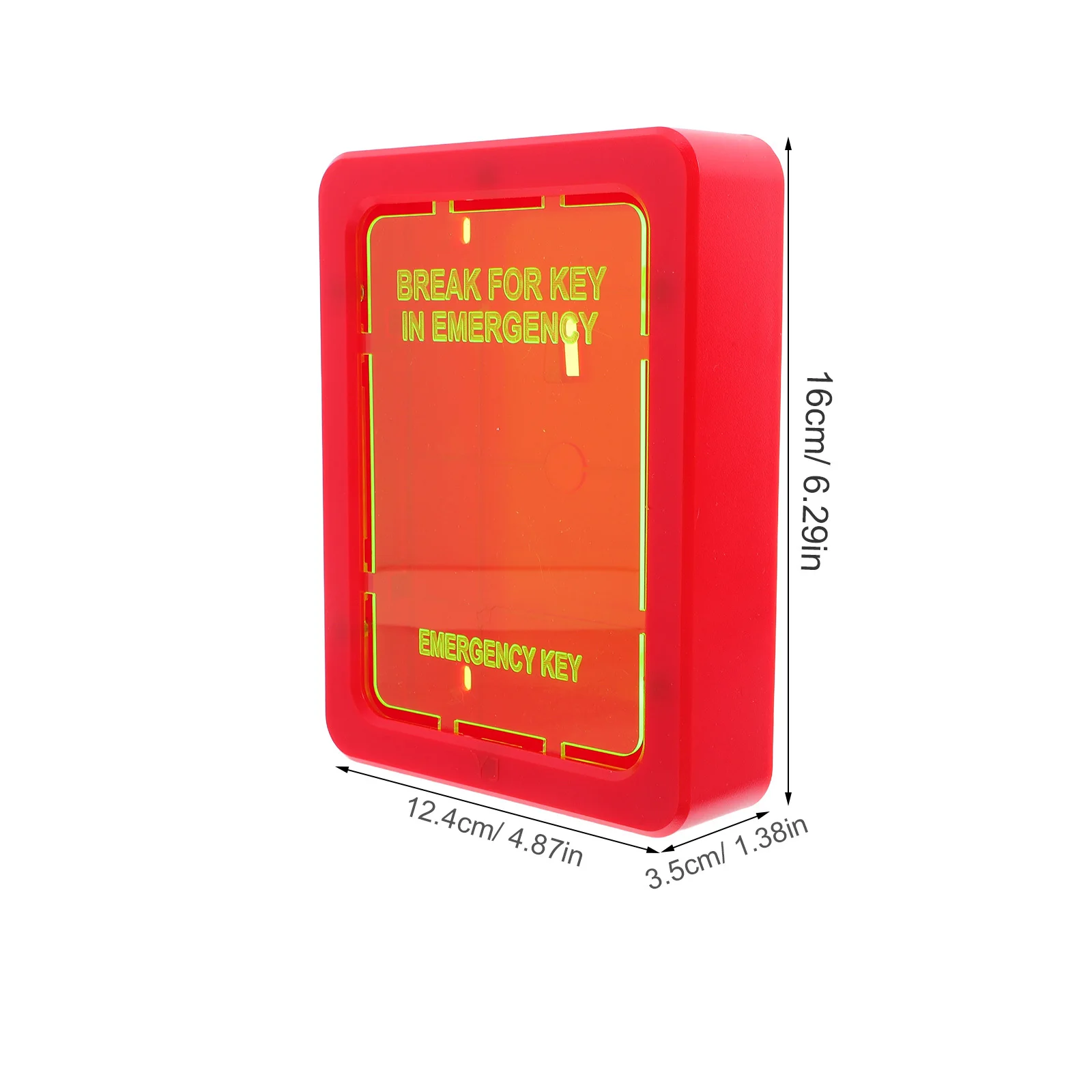 مجموعة واحدة من صندوق قفل المفاتيح في حالات الطوارئ، حامل مفتاح الباب المقاوم للحريق، تصميم مدمج للتخزين الآمن للسلامة المنزلية