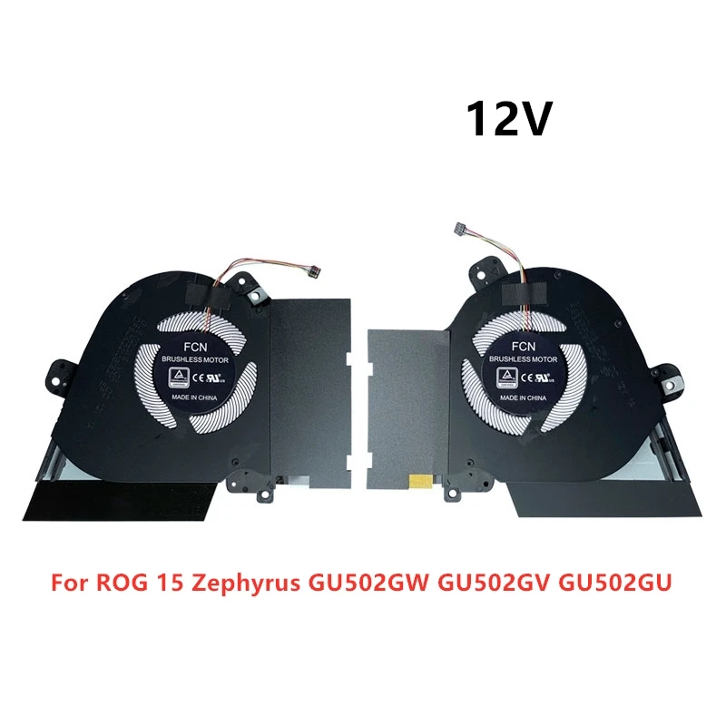 

Brand New Original Laptop CPU GPU Cooling Fan For ASUS ROG 15 Zephyrus GU502GW GU502GV GU502GU