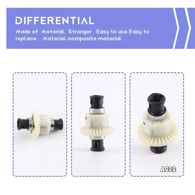 

2Pcs Differential For HAIBOXING HBX 16889 16889A 16890 16890A SG1601 SG1602 1/16 RC Car Upgrade Parts