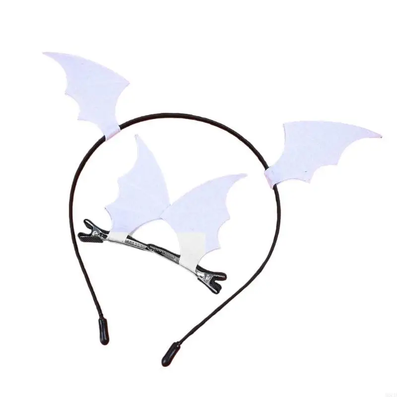 Cornes du diable enchanteresse M6CD, 3 pièces, accessoires pour cheveux polyvalents, bandeau pince à cheveux, ensemble pour