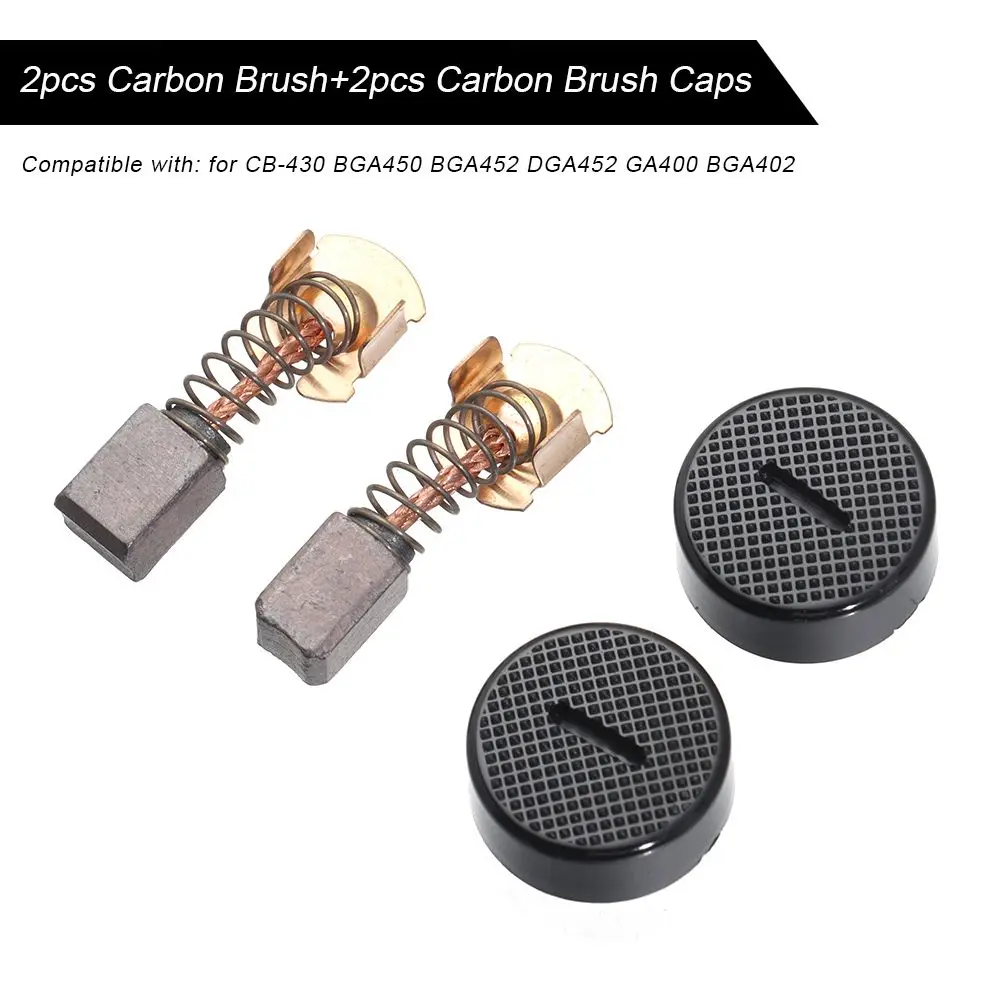 2pcs Carbon Brush Cap Cover For CB-430 Makita BGA450 BGA452 DGA452 GA400 BGA402 Angle Grinder Power Tool Accessories