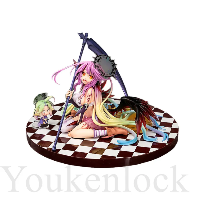 17CM No Game No Life Zero Jibril Great War Ver 1/7 Girl Anime Figure PVC Action Figure Statue Collection Desktop Model Toy Doll