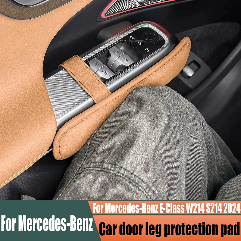 

Защитные накладки на ножки двери автомобиля, аксессуары для украшения интерьера автомобиля для Mercedes-Benz E-Class W214 S214 2024