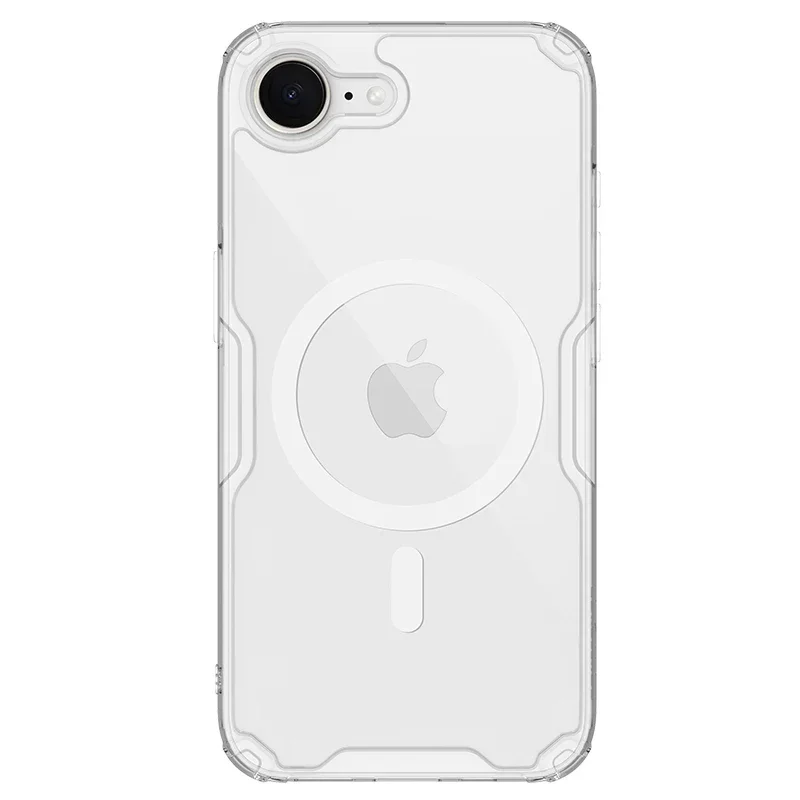 

For iPhone 16e Nillkin Case Magnetic TPU Soft Ultra Clear Magsafe Phone Case Back Cover