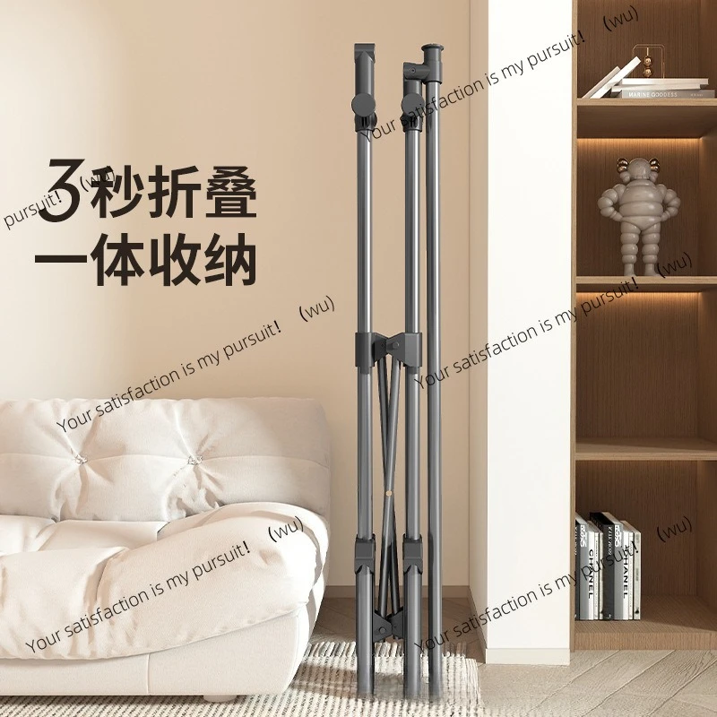 Folding drying rack Balcony Hanging rack that does not take up space for household use Simple indoor drying quilt