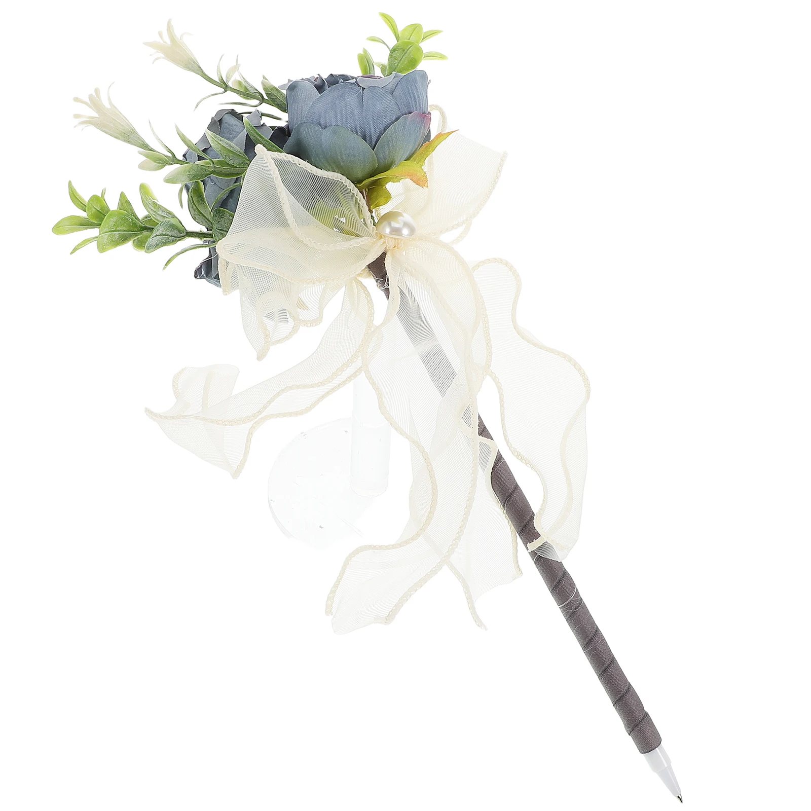 

Creative Rose Shaped Ballpoint Pen Artificial Flower Design 3D Burnt Edge Unique Pens For Teacher'S Day Valentine'S School