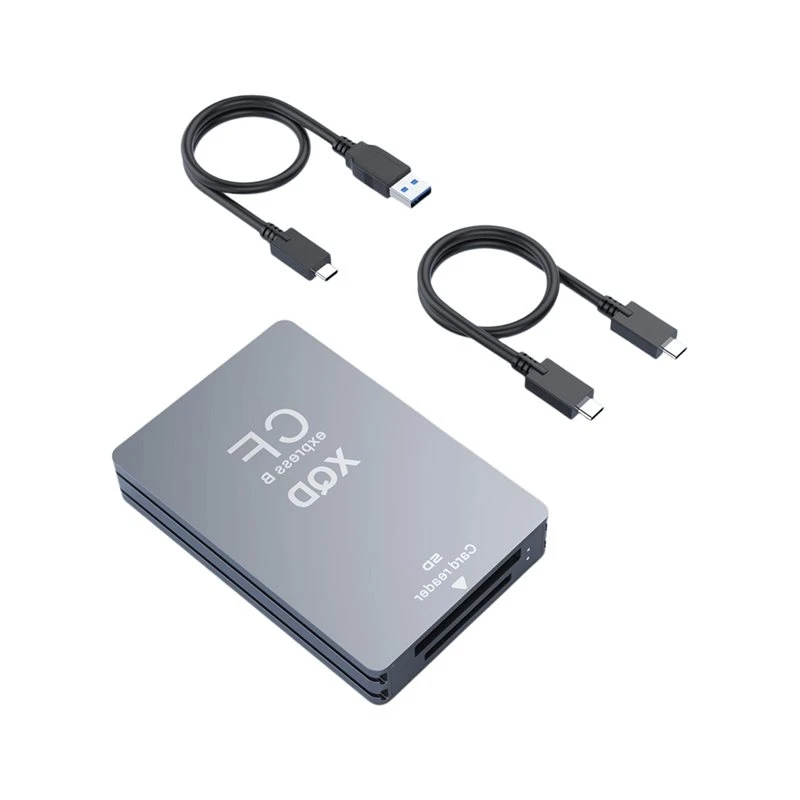 Highly Recommended High-Speed USB 3.2 10Gbps Cfexpress XQD SD Cards Reader With USB C To A/C CF Express Adapter