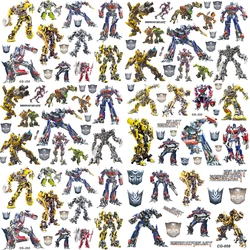 Transformers Stickers Car Sticker Toys for Boys Party Decoration Sticker Laptop Skin Sticker Children Tattoo Sticker Pack