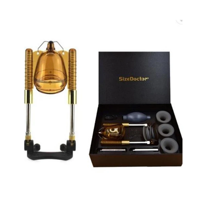 SD exerciser, gold frame, Sizedoctor metal connecting ring, silicone training device